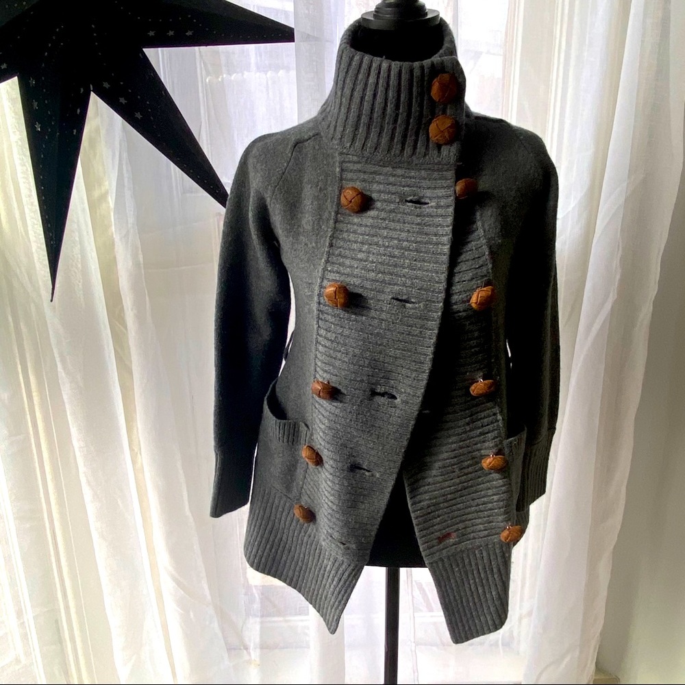 banana republic heritage wool sweater cardigan